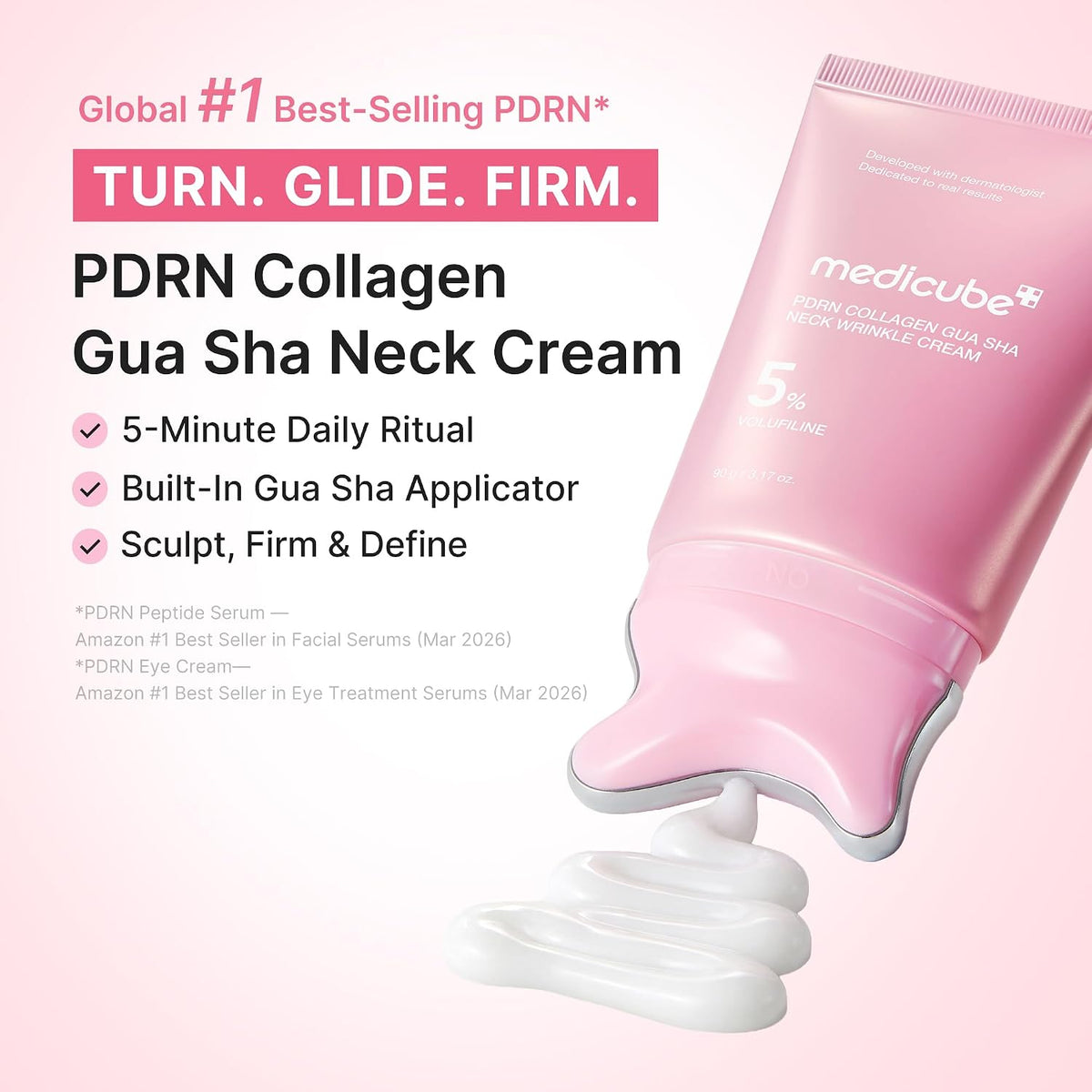 medicube PDRN Collagen Gua Sha Neck Wrinkle Cream - Firming, Contour Care Father Jim Norris notebooks