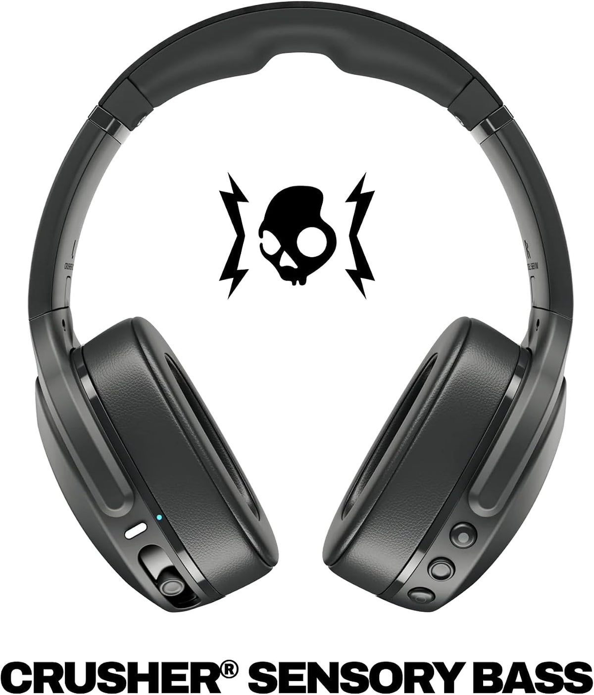 Skullcandy Crusher Evo Wireless Multi-Sensory Bass Headphones - True Black Father Jim Norris notebooks
