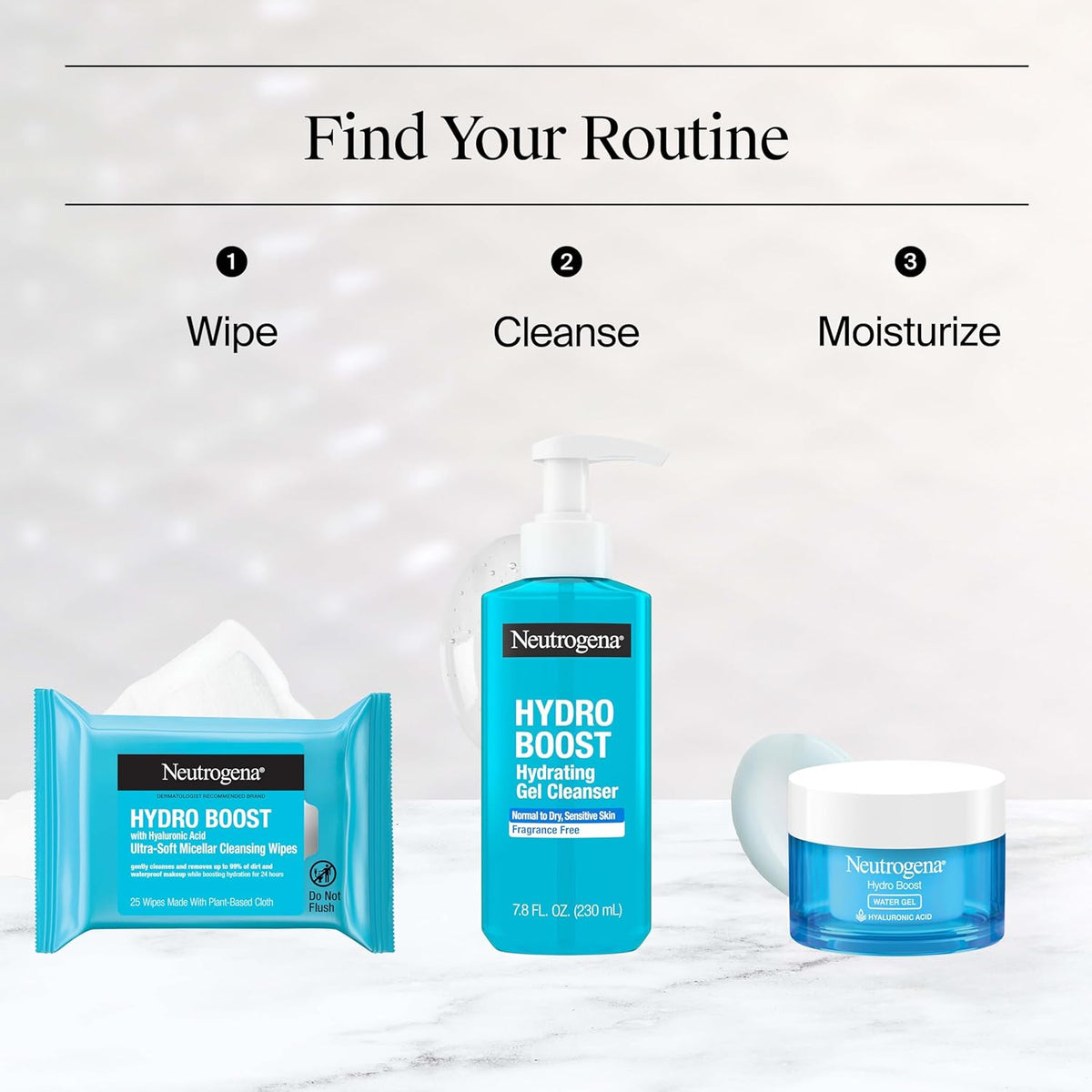 Neutrogena Hydro Boost Cleansing Wipes Makeup Remover,