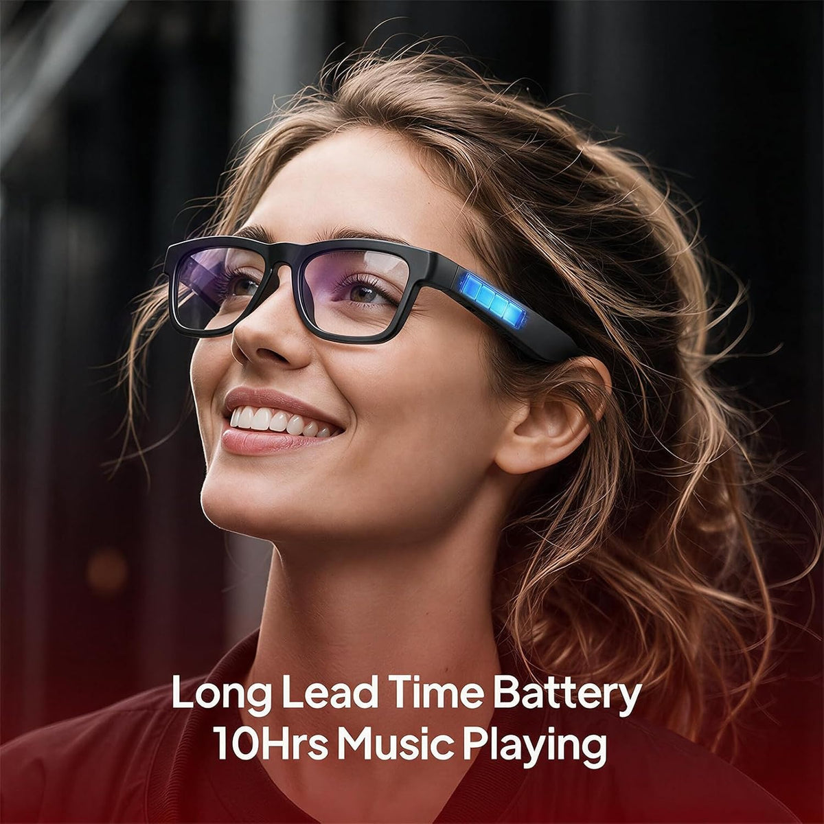OhO Open Ear Smart Glasses, UV400 Z87.1 Lightweight Audio Bluetooth Glasses Father Jim Norris notebooks