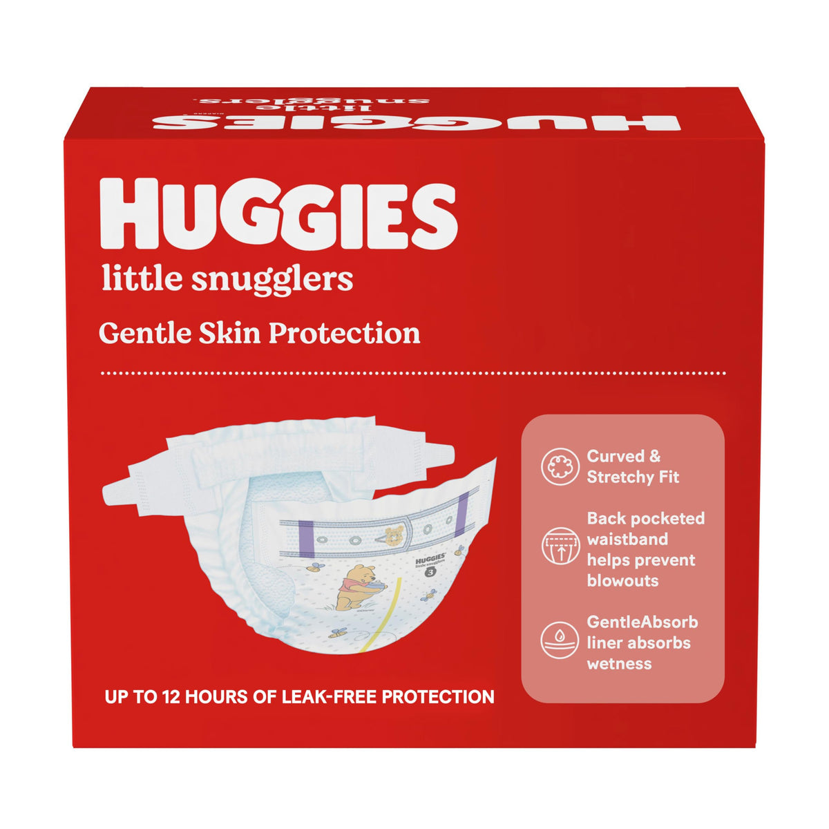 Huggies Little Snugglers Newborn Diapers, 144 Count