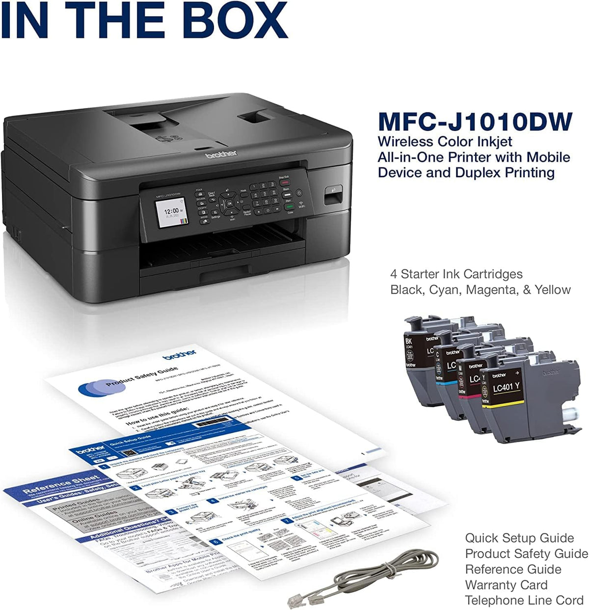 Brother Work Smart 1360 Wireless Color Inkjet All-in-One Print, Scan, Copy Father Jim Norris notebooks