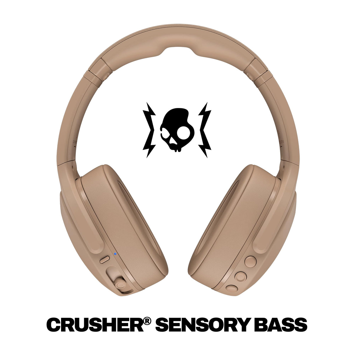 Skullcandy Crusher Evo Wireless Multi-Sensory Bass Headphones - True Black Father Jim Norris notebooks