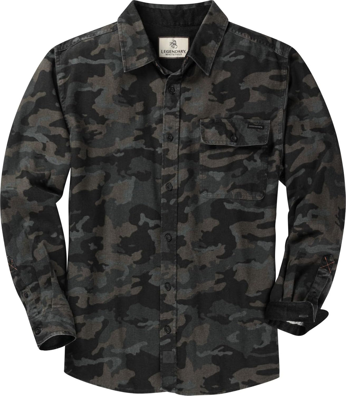 Legendary Whitetails Mens Flannel Long Sleeve Button Down 100% Cotton Shirt
