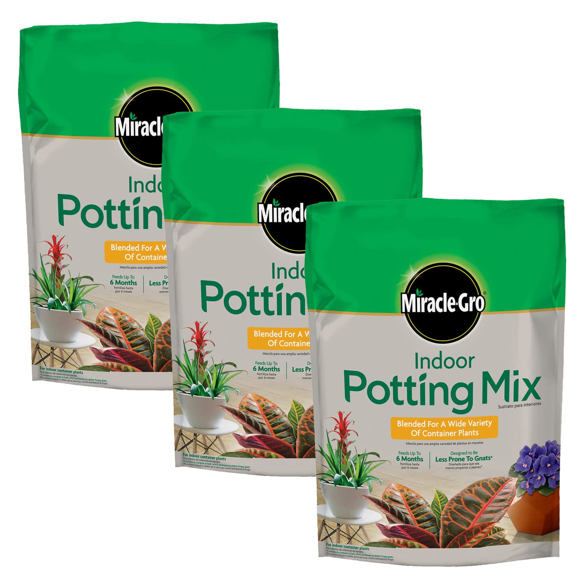 Miracle-Gro Indoor Plant Grow, Feed & Protect Houseplant Care Bundle Father Jim Norris notebooks