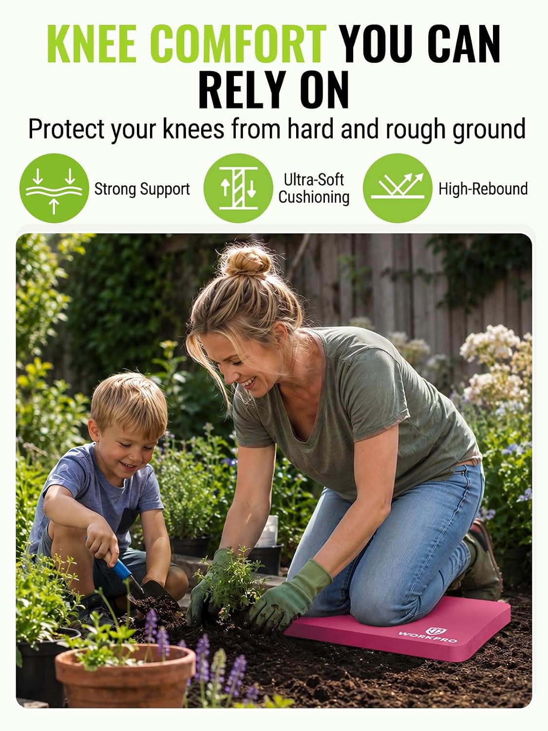 WORKPRO Extra Thick Kneeling Pad, Soft NBR Foam Cushioning for Knees Father Jim Norris notebooks