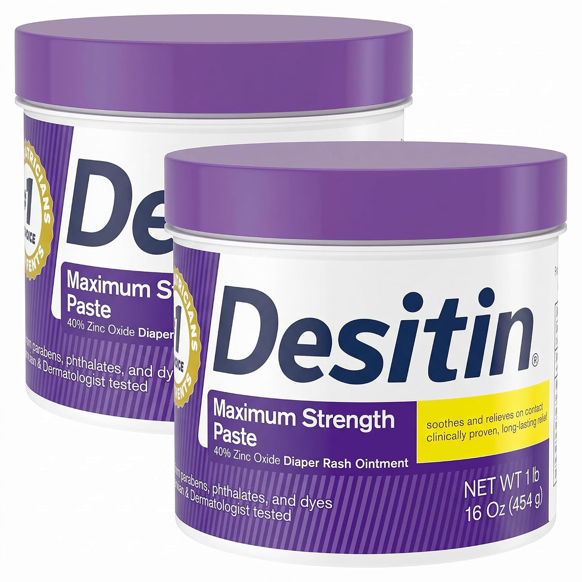 Desitin Maximum Strength Diaper Rash Paste, 40% Zinc Oxide, 4.8 oz