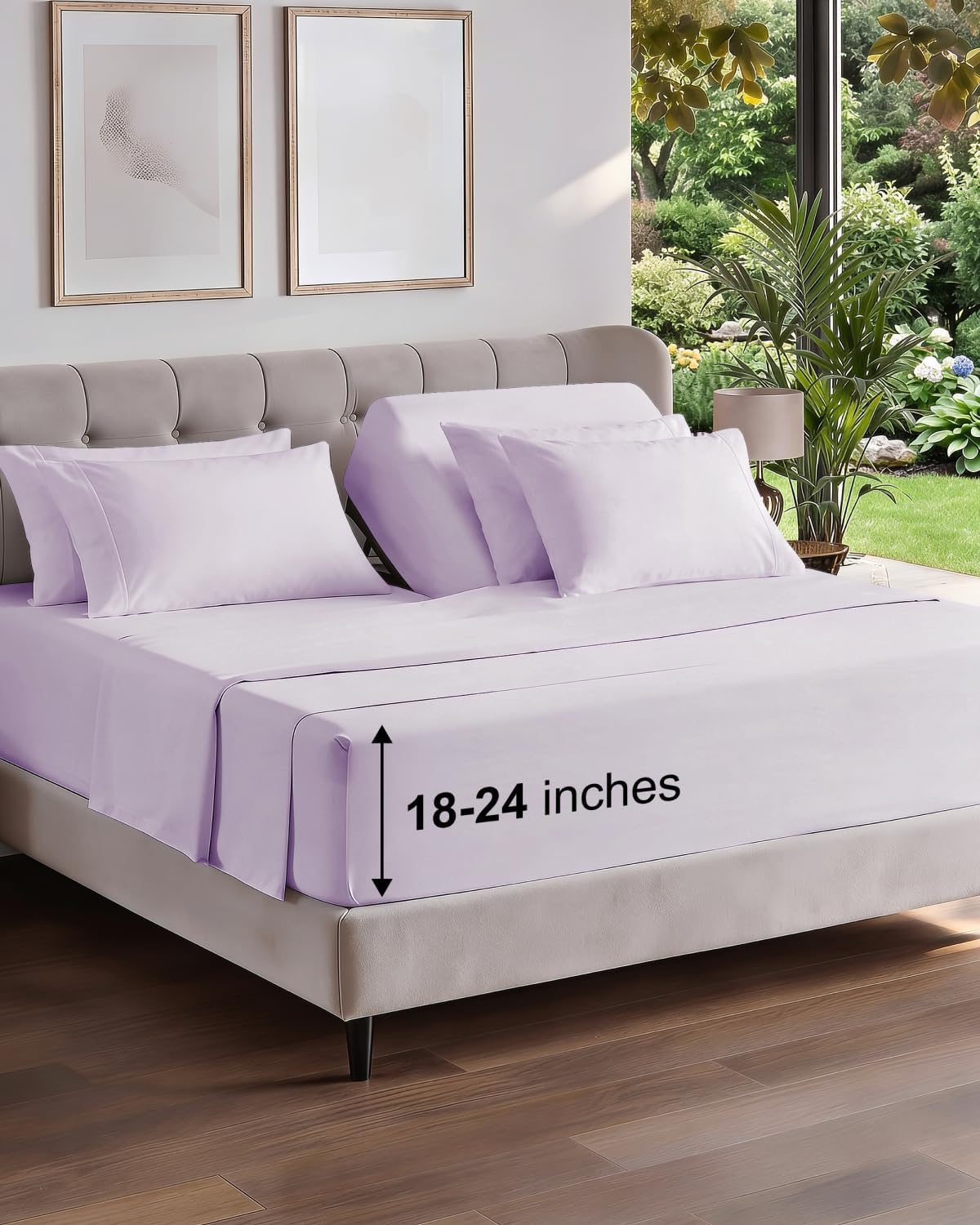 CGK Extra Deep Twin XL Sheet Set - 4pc College Dorm Room - Coral
