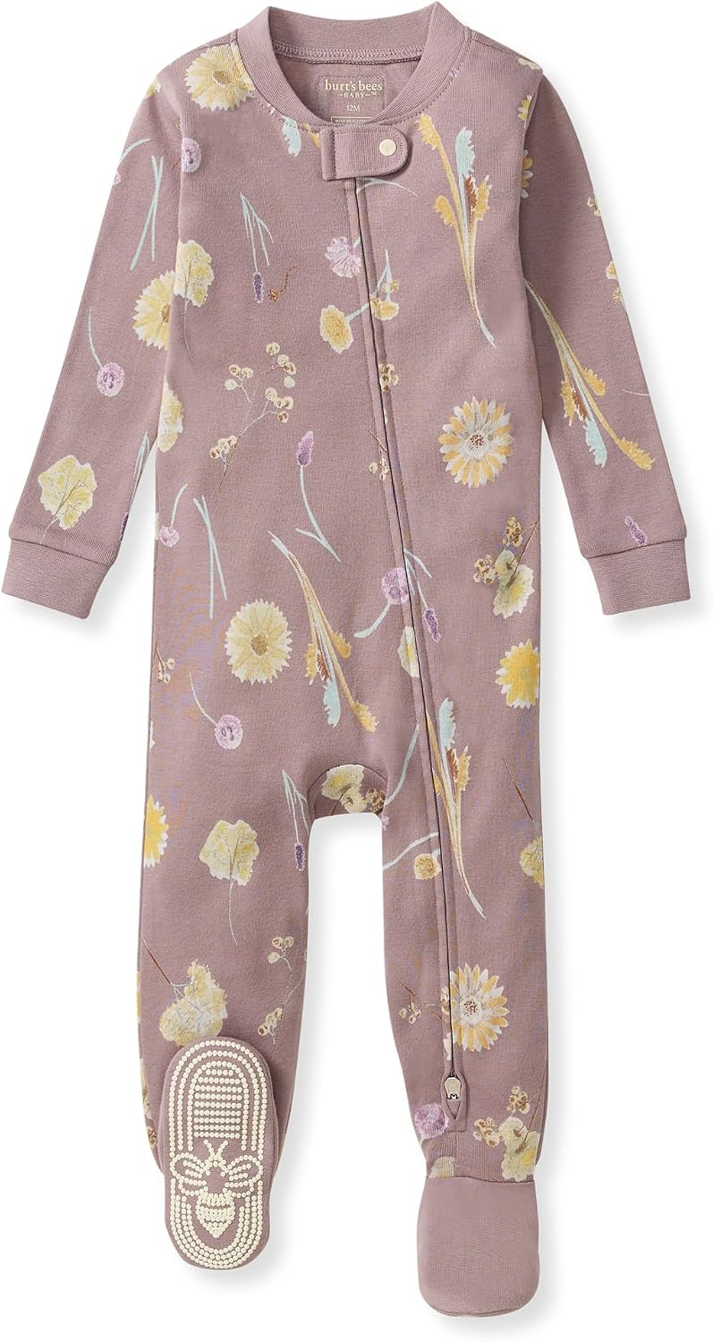 Burt's Bees Baby Baby Girl's Pajamas Sleep and Play
