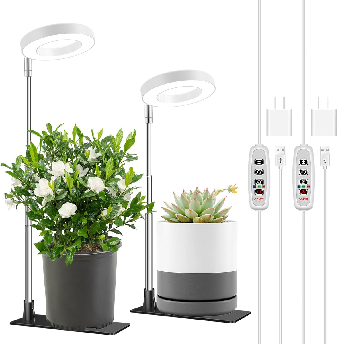 Aokrean Grow Lights for Indoor Plants Growing, Full Spectrum with Base Father Jim Norris notebooks