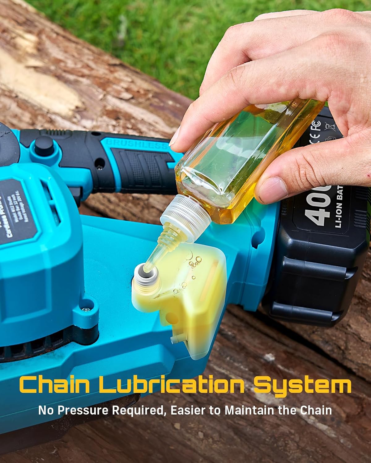 SEESII Flagship 8-Inch Cordless Mini Chainsaw, Upgraded Brushless Motor Father Jim Norris notebooks