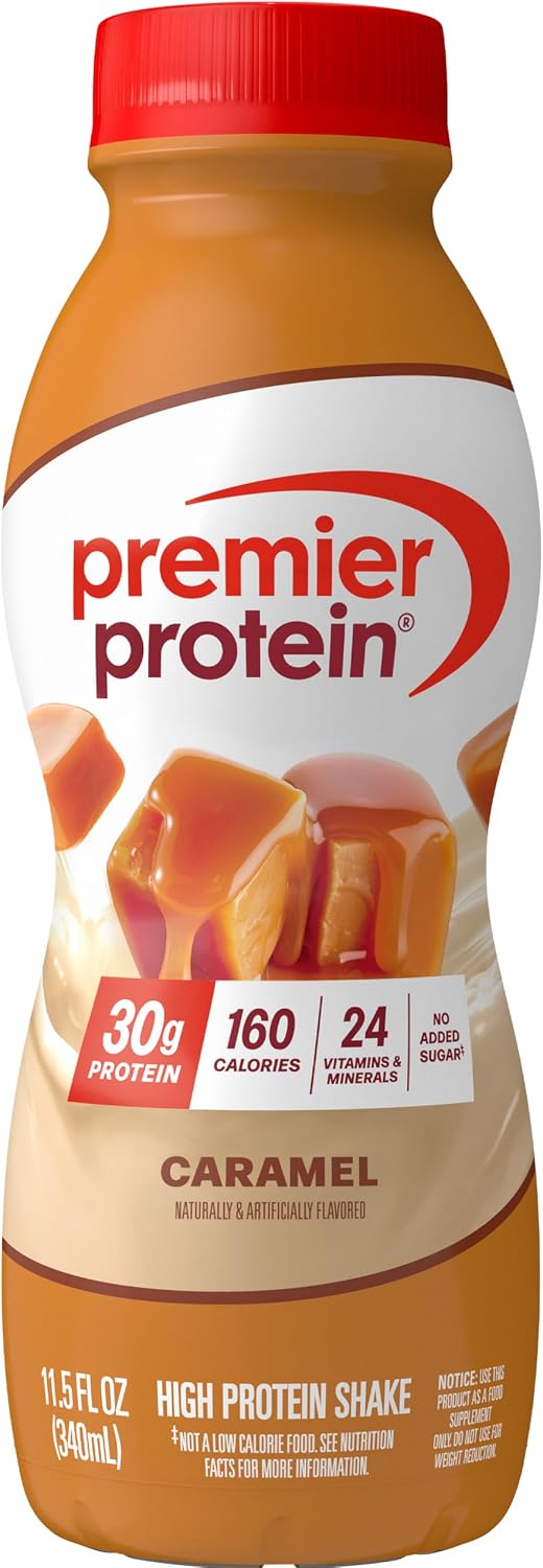 Premier Protein 30g High Protein Shake, Chocolate, 12 Pack