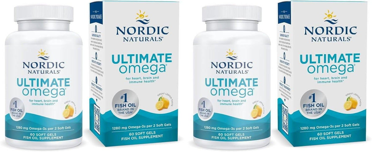 Nordic Naturals Ultimate Omega, 1280mg Omega-3 Fish Oil, Lemon - 90 Count Father Jim Norris notebooks