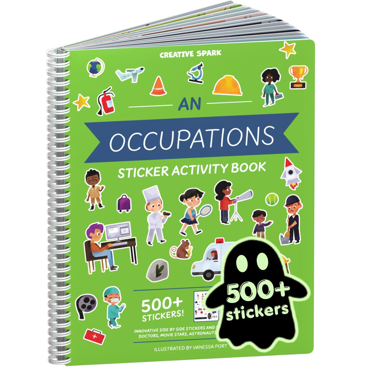 Cupkin Animal Habitats Sticker Book | 12 Coloring & Activity, 500+ Stickers