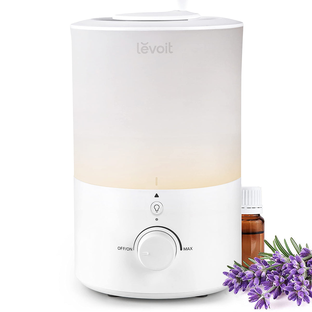 Levoit Humidifiers for Bedroom, Dishwasher Safe, Blue Light-Safe, 3.2L