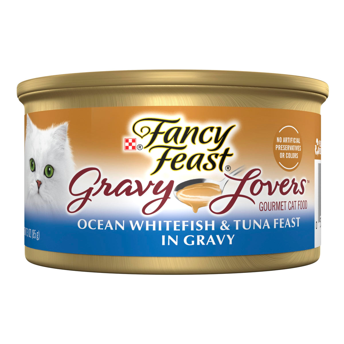 Purina Fancy Feast Seafood Classic Pate Variety Pack, 3 oz Cans, 30-Pack