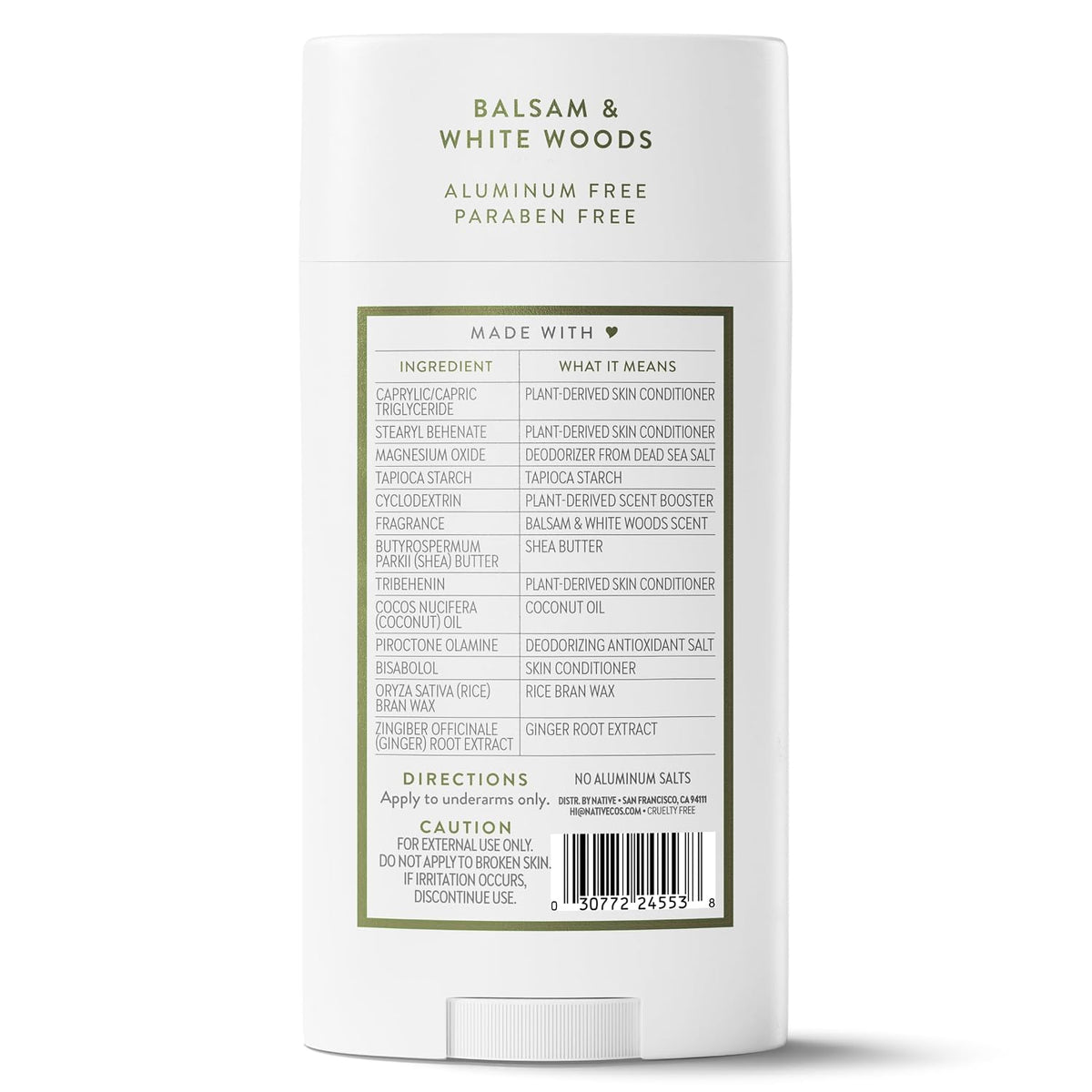 Native Aluminum-Free Deodorant for Women & Men, Cashmere & Rain, 3.1oz Father Jim Norris notebooks