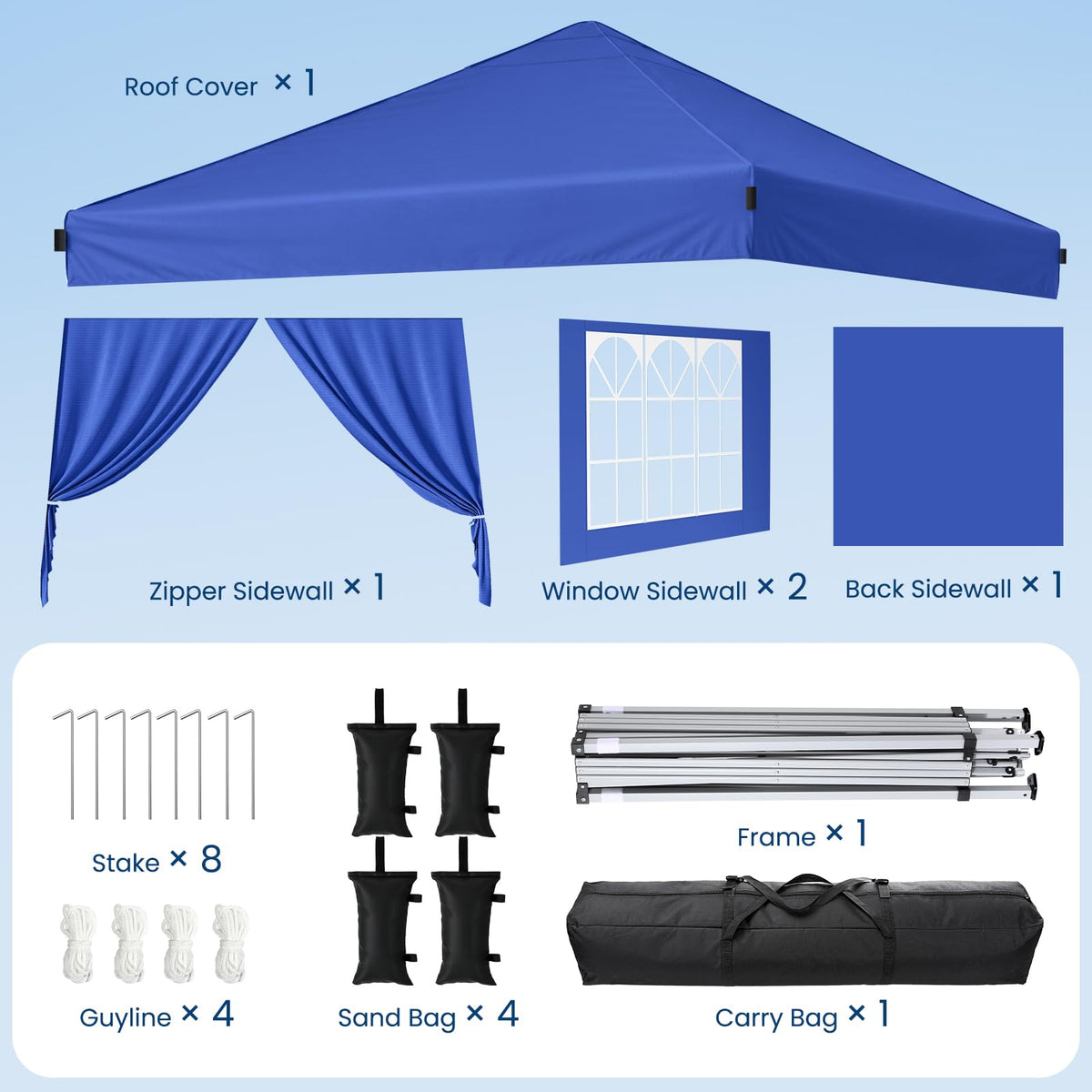 10x10 Pop Up Canopy Tent with One-Push Center Lock,Dark Gray Father Jim Norris notebooks