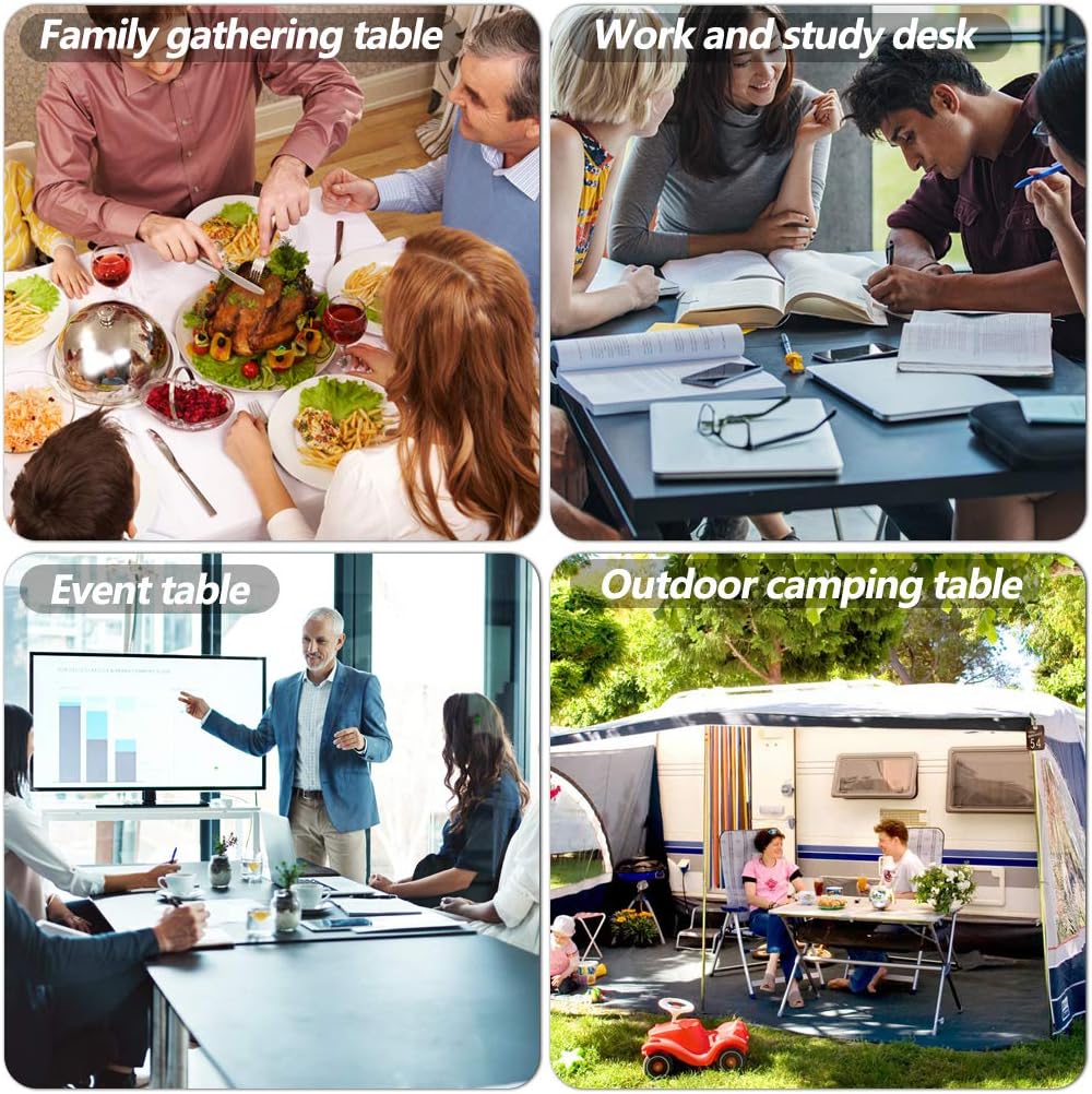 BestOffice | 6FT Folding Table | Black | Portable Plastic Table Father Jim Norris notebooks