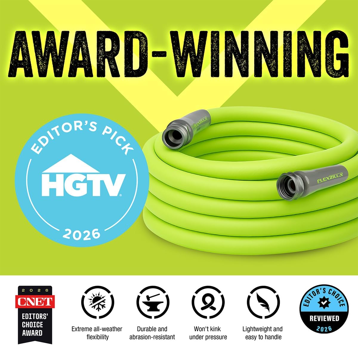 Flexzilla Garden Hose 5/8 in. x 50 ft., Lightweight All-Weather Water Hose, Durable and Flexible, Leak-Free Connections Father Jim Norris notebooks