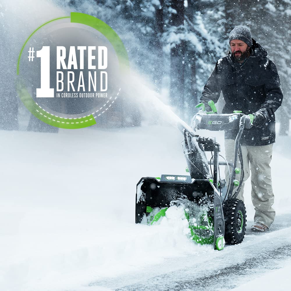 EGO Power+ 21" Electric Snow Blower, Gray/Black, Cordless Steel Auger, Includes (2) 56V 5.0Ah Batteries and Dual Port Charger, SNT2112 Father Jim Norris notebooks