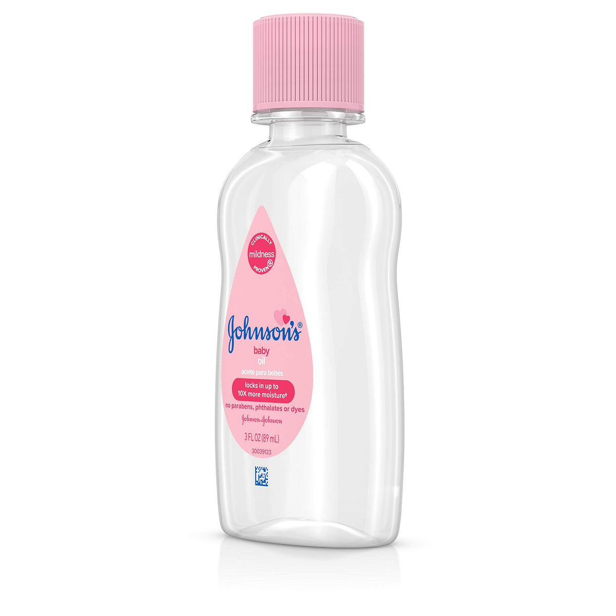 Johnson's Baby Oil, Hypoallergenic, 3 fl oz