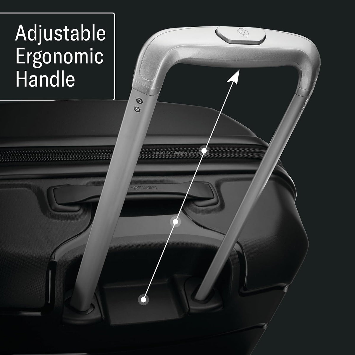 Samsonite Freeform Medium Luggage with Dual 360° Spinner Wheels - Checked Suitcase - TSA Lock, Airline-Approved - Lightweight Durable Polypropylene Expandable Hardshell - Amethyst Purple
