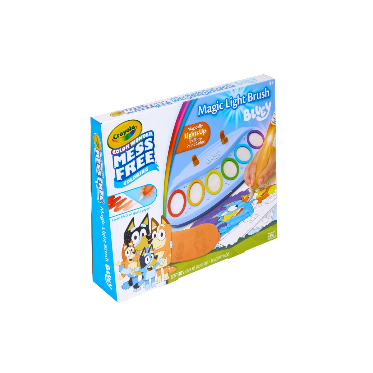 Crayola Color Wonder Magic Light Brush, Mess Free Painting for Kids, Age 3+