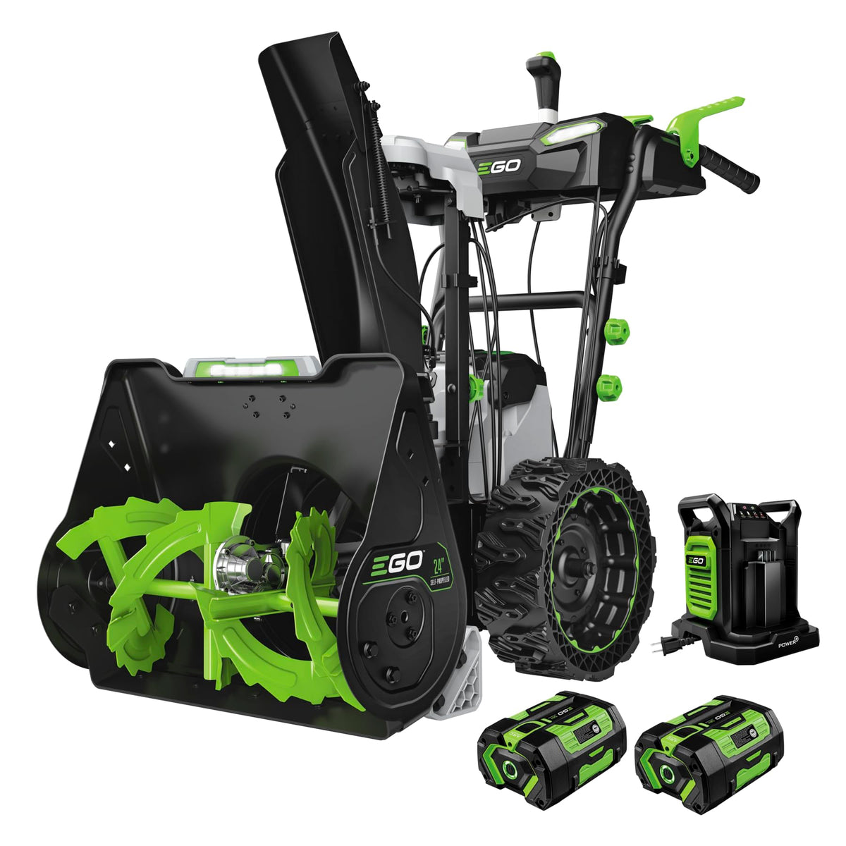 EGO Power+ 21" Electric Snow Blower, Gray/Black, Cordless Steel Auger, Includes (2) 56V 5.0Ah Batteries and Dual Port Charger, SNT2112 Father Jim Norris notebooks