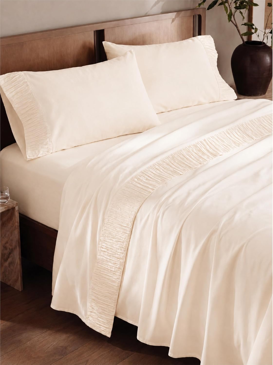 Bedsure Twin Sheets Set - 3 Pieces Soft Twin Bed Sheets - Breathable & Cooling