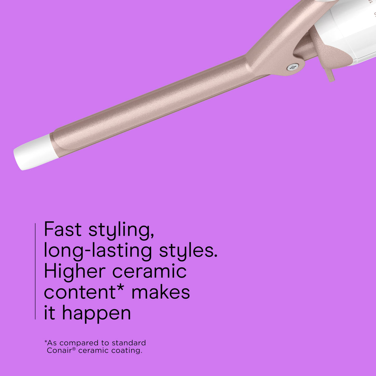 Conair Curling Iron, Double Ceramic, 1-in. Barrel, White/Rose Gold Father Jim Norris notebooks