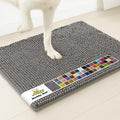 Muddy Mat® | Super Water Absorbent Door Mat Indoor, Microfiber Quick Dry Chenille Entryway Rug, Slip Resistant Front Door Mat, Indoor Mats for Entryway, Machine Washable Pet Rug, Grey 28"x18" Father Jim Norris notebooks