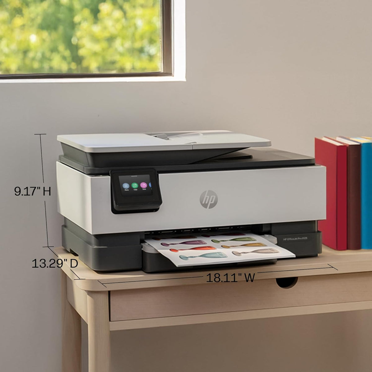 HP OfficeJet Pro 8125 Wireless All-in-One Color Inkjet Printer, Print, Scan, Copy, ADF, Duplex Printing Best-for-Home Office, 3 Month Trial of Instant Ink Included, AI-Capable (C2VJ4A) Father Jim Norris notebooks