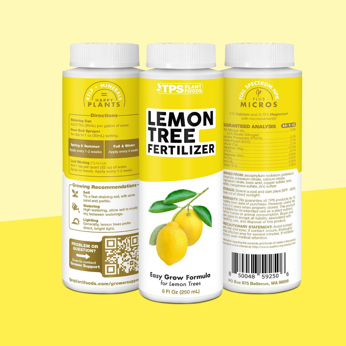 Lemon Tree Fertilizer – Liquid Plant Food for Healthy Growth & Blooms, 8 oz Father Jim Norris notebooks
