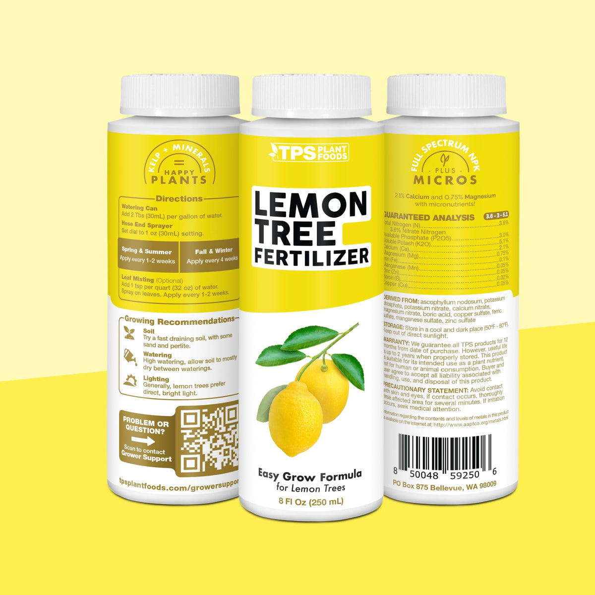 Lemon Tree Fertilizer – Liquid Plant Food for Healthy Growth & Blooms, 8 oz Father Jim Norris notebooks