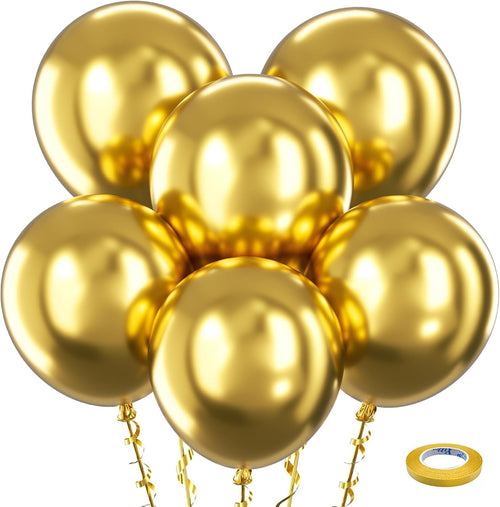 Bezente Assorted Latex Rainbow Balloons 100 Pack 12 inch