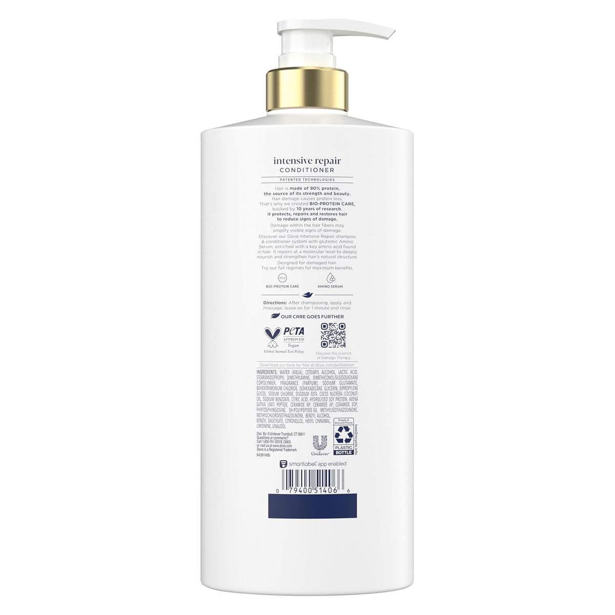 Dove Intensive Repair Conditioner for Damaged Hair & Breakage 28oz 4ct