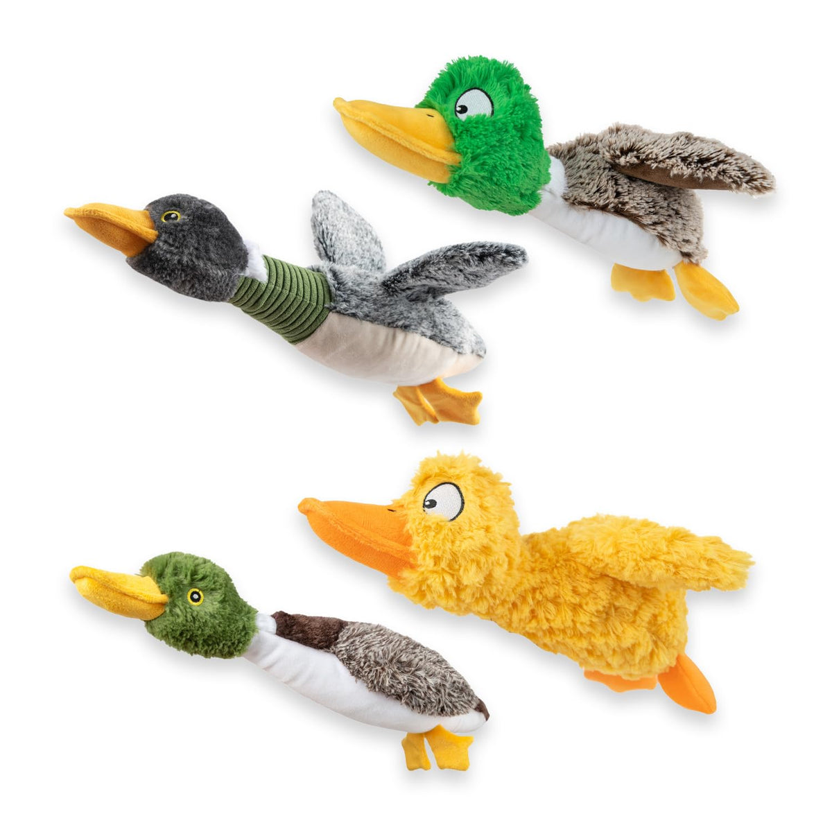 Best Pet Supplies Interactive Squeaky Dog Toy - Crinkle Duck, Blue Father Jim Norris notebooks