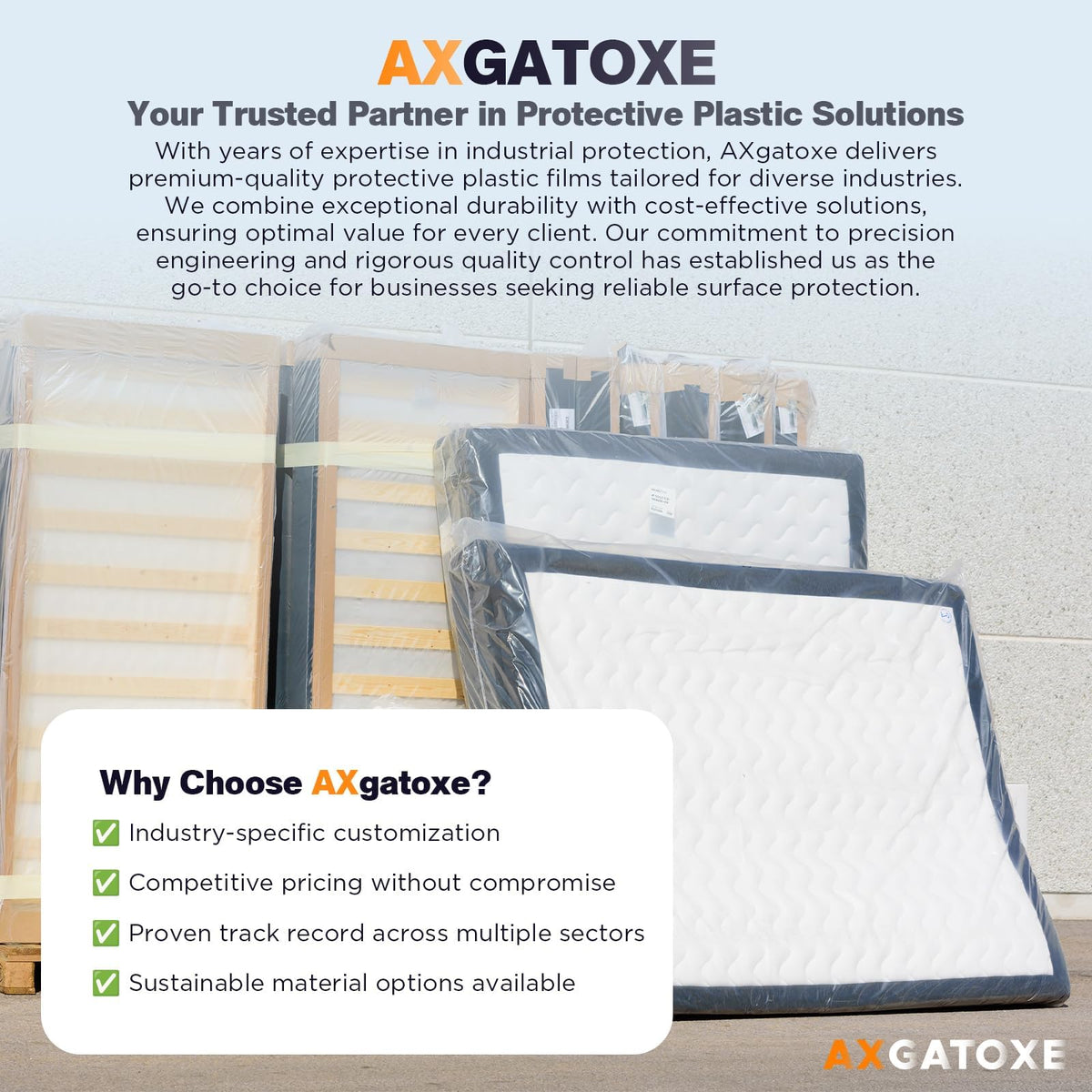 Plastic Mattress Bag for Moving Storage, King Size (1.5MIL)