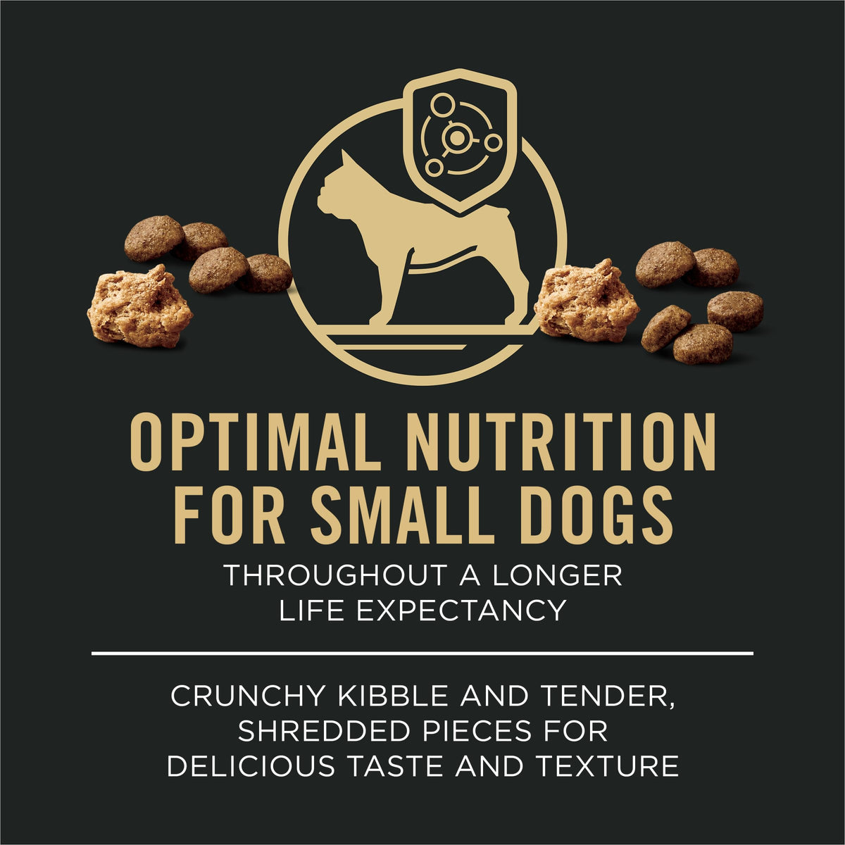 Purina Pro Plan Small Breed Dry Dog Food, Shredded Blend, 6 lb Bag