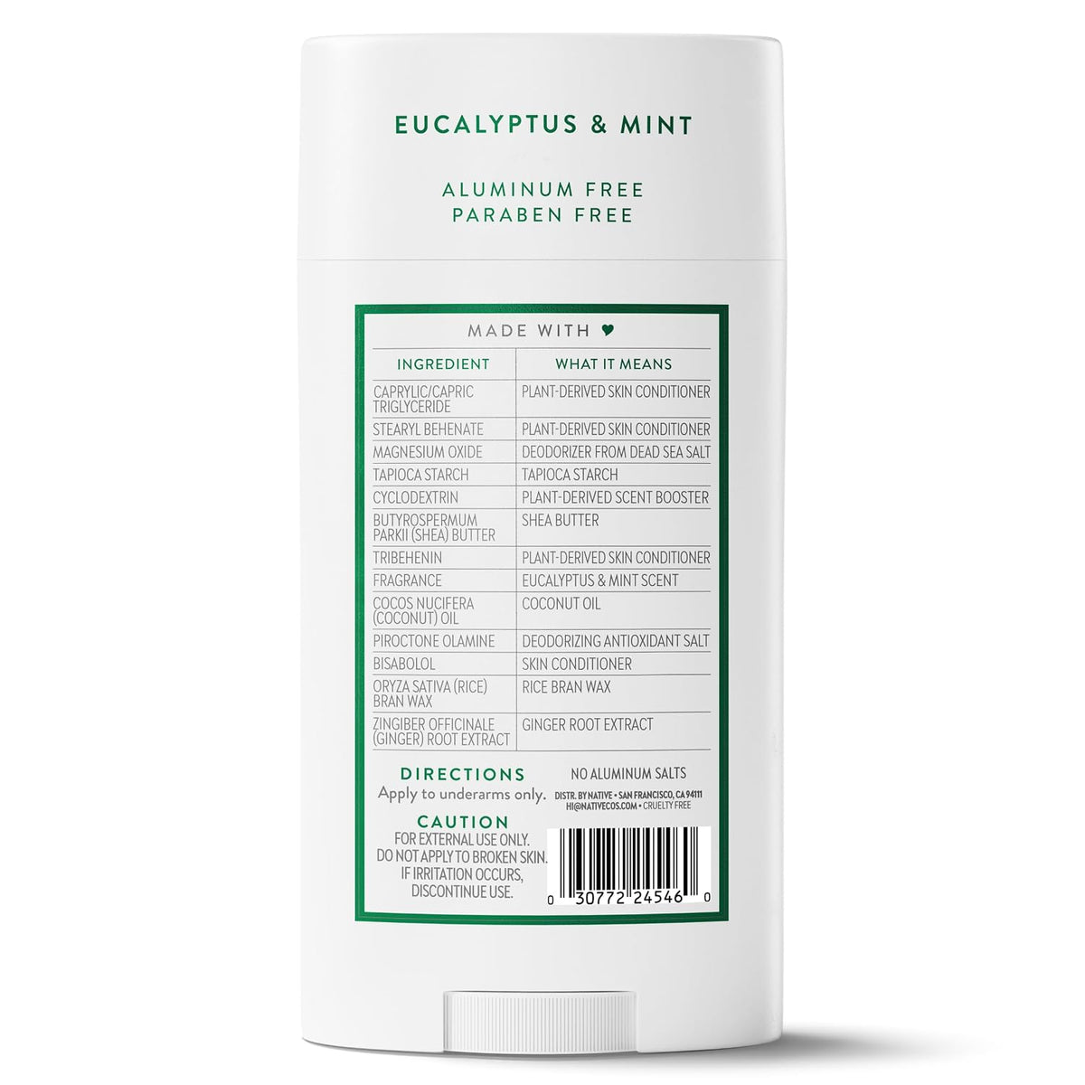 Native Aluminum-Free Deodorant for Women & Men, Cashmere & Rain, 3.1oz Father Jim Norris notebooks