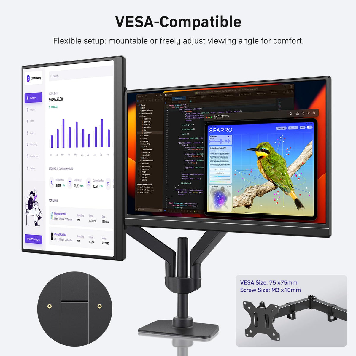 MNN 15.6" FHD 60Hz Portable Monitor USB-C HDMI IPS HDR Gaming Laptop Father Jim Norris notebooks