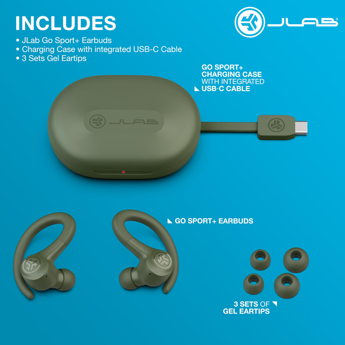 JLab, Go Sport+, True Wireless Workout Earbuds, Bluetooth Sport Earbuds, Clear Calling, Teal Father Jim Norris notebooks