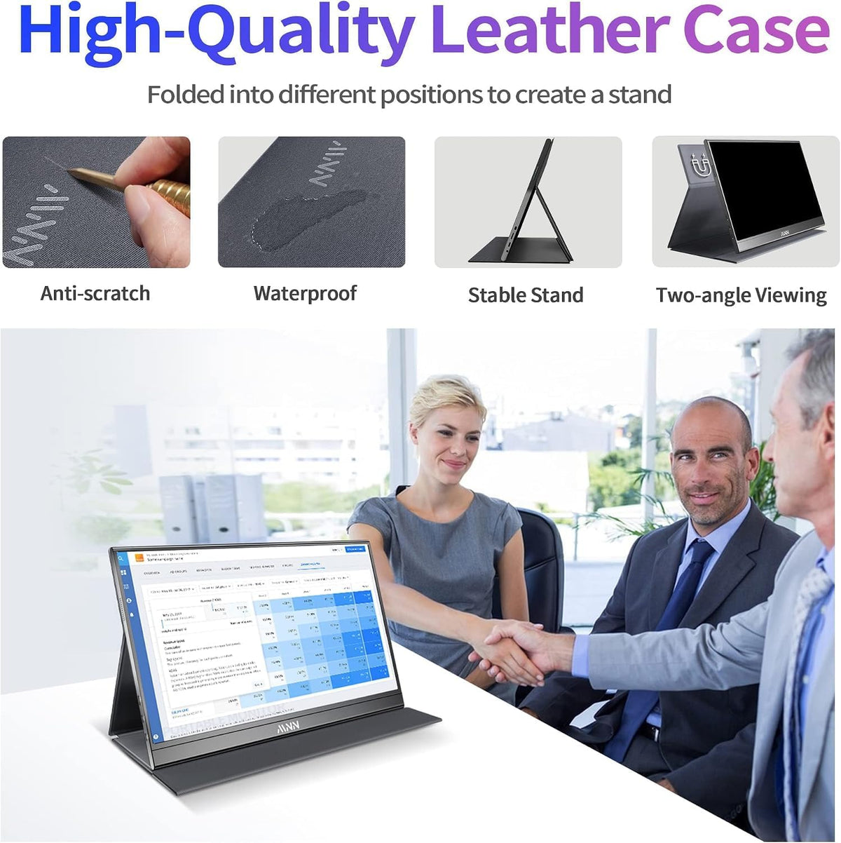 MNN 15.6" FHD 60Hz Portable Monitor USB-C HDMI IPS HDR Gaming Laptop Father Jim Norris notebooks