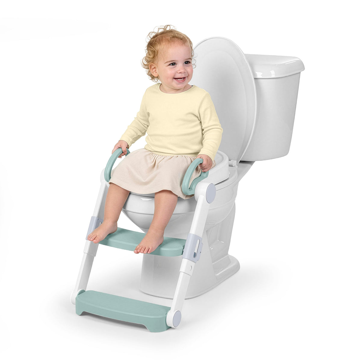 Ingenuity My Size Potty Training Toilet Kit with Sylvi Potty Training Book, Makes Learning