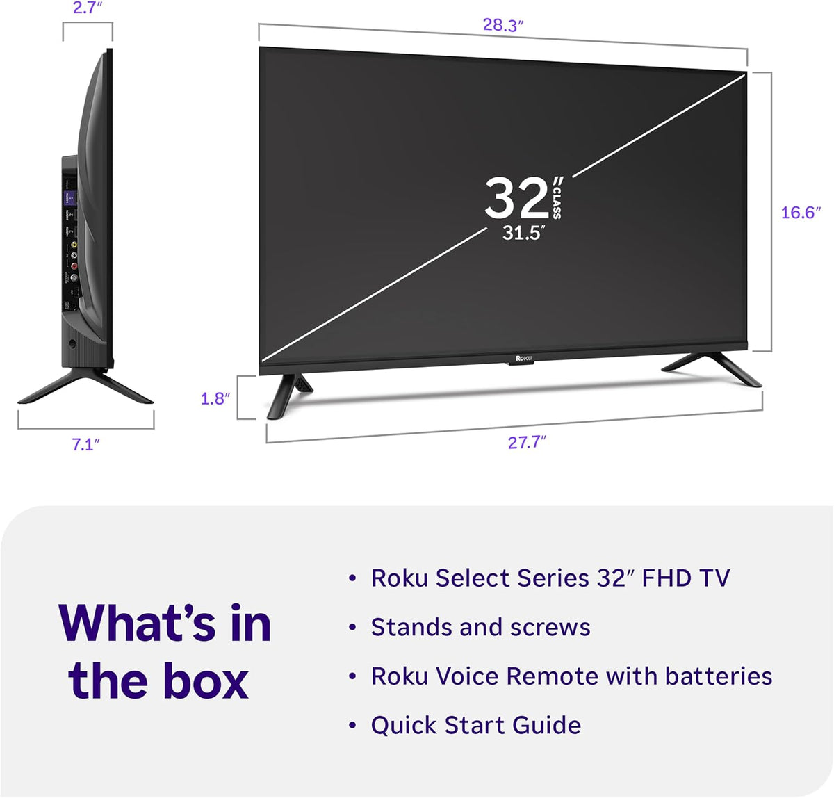 Roku 32-Inch Select Series Smart TV 2026-1080p Full HD TV - RokuTV Father Jim Norris notebooks