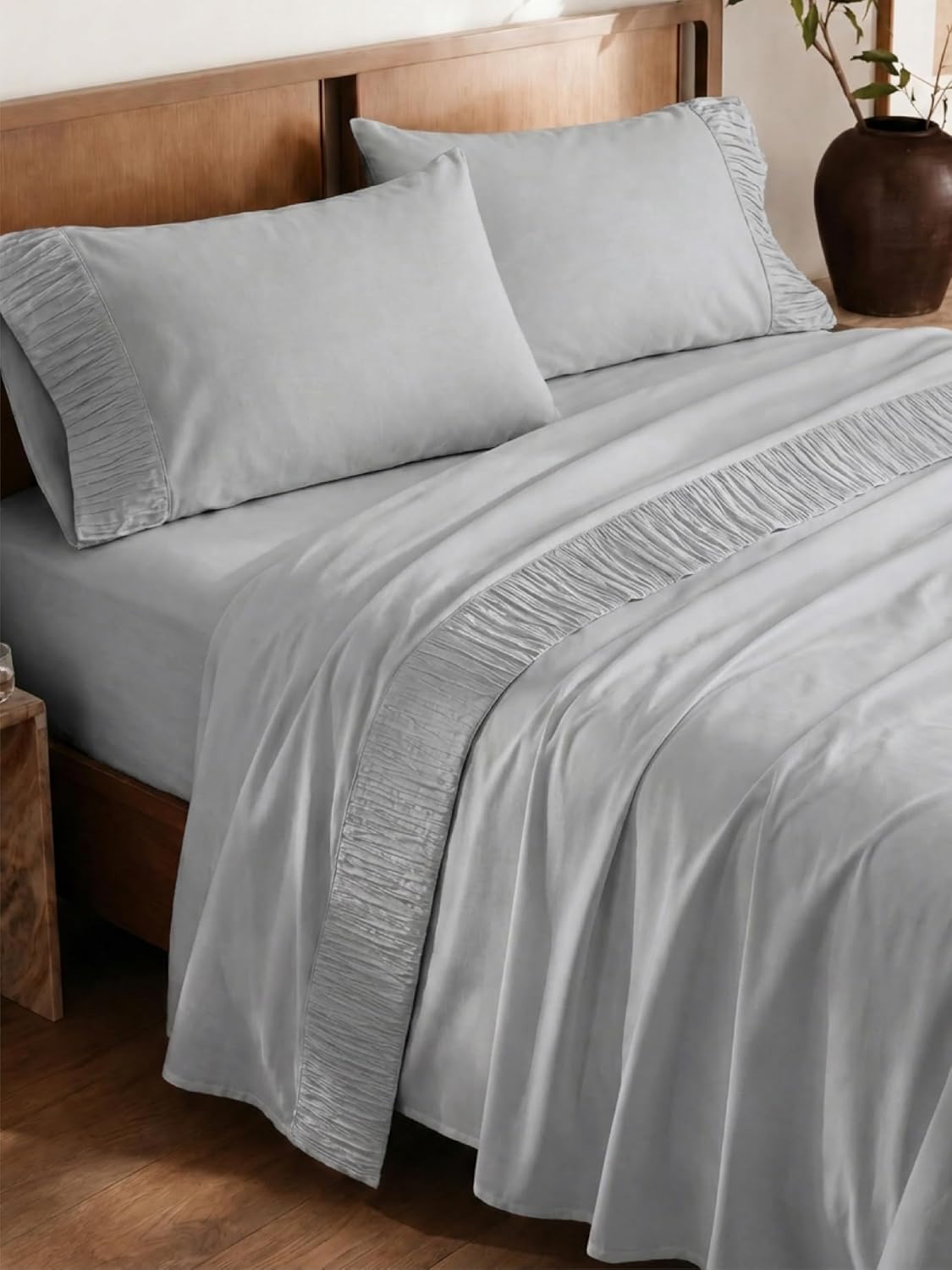 Bedsure Twin Sheets Set - 3 Pieces Soft Twin Bed Sheets - Breathable & Cooling
