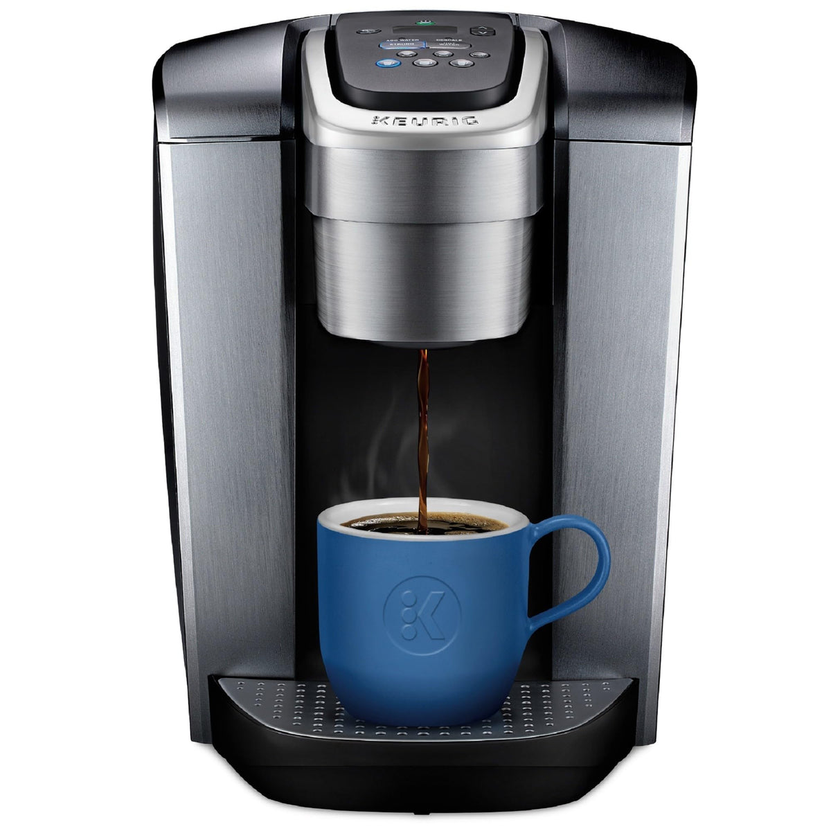 Keurig K-Elite Single Serve K-Cup Pod Coffee Maker, Brushed Slate