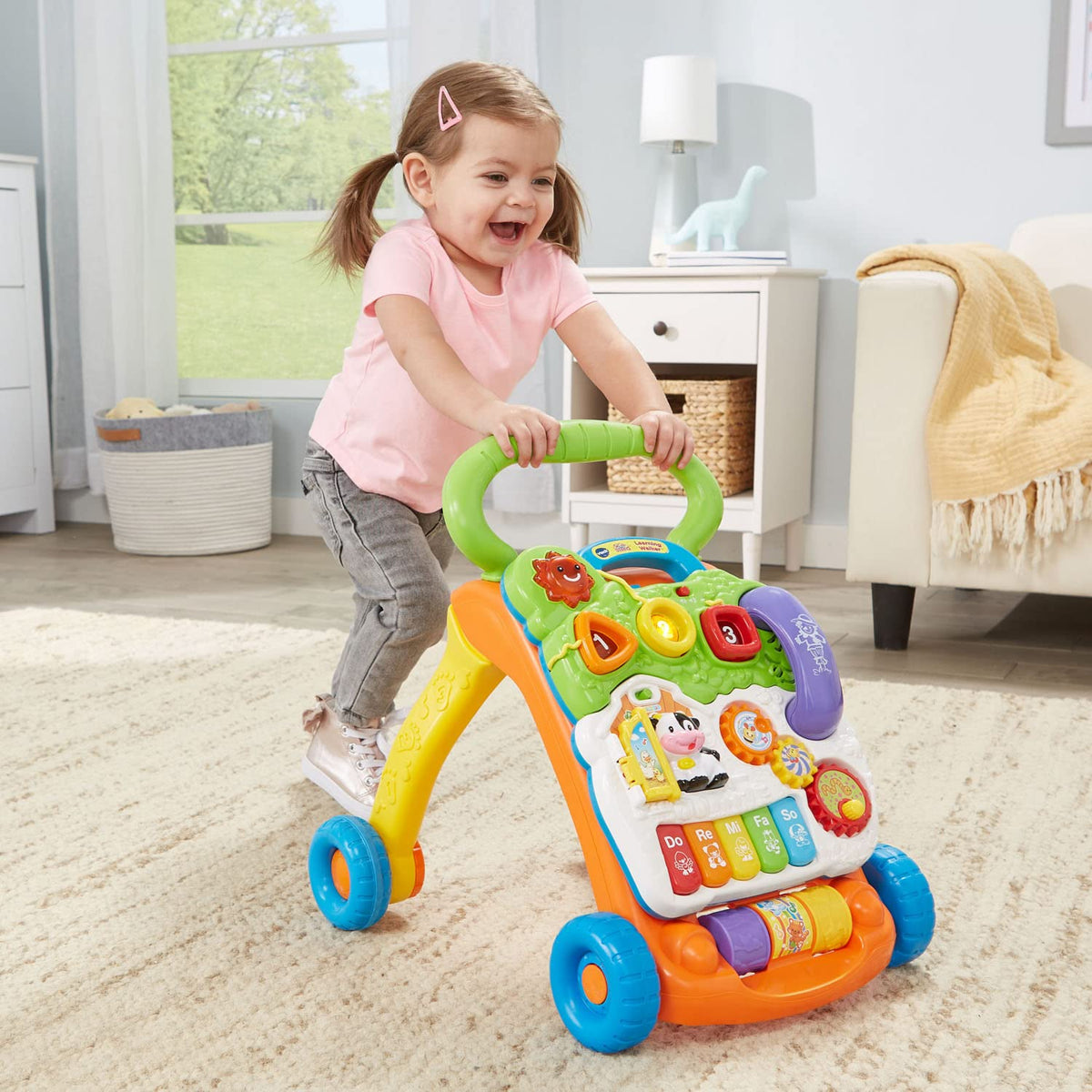 VTech Sit-to-Stand Learning Walker (Frustration Free Packaging), Blue