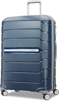 Samsonite Freeform Medium Luggage with Dual 360° Spinner Wheels - Checked Suitcase - TSA Lock, Airline-Approved - Lightweight Durable Polypropylene Expandable Hardshell - Amethyst Purple